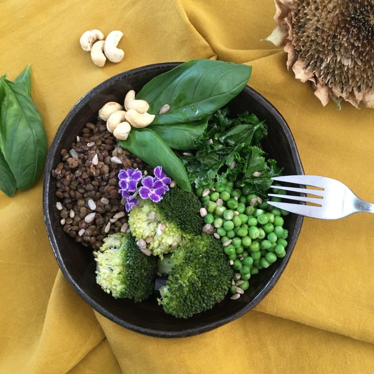 Assiette santé de légumes
